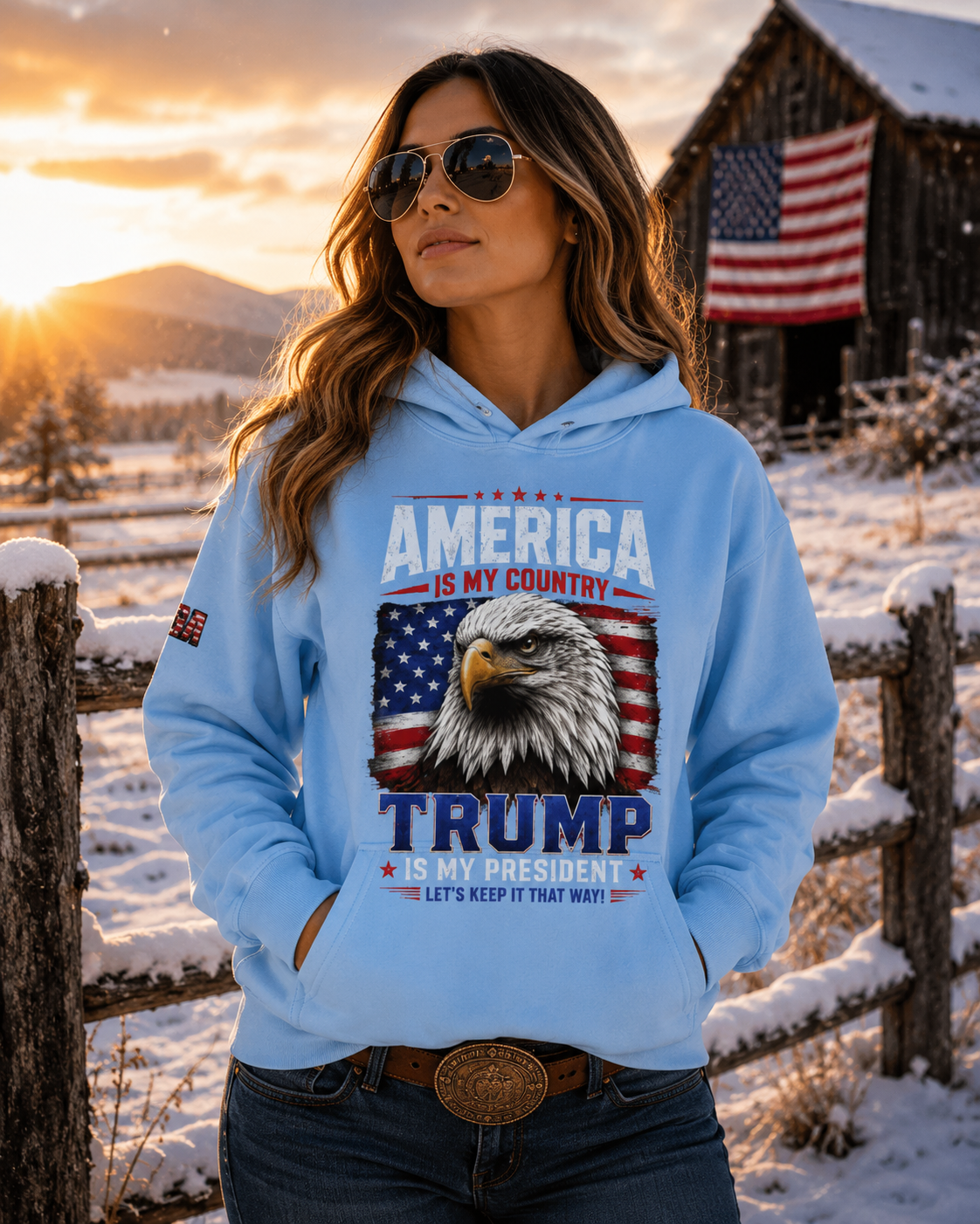 Outlaw Patriot Heritage Hoodie